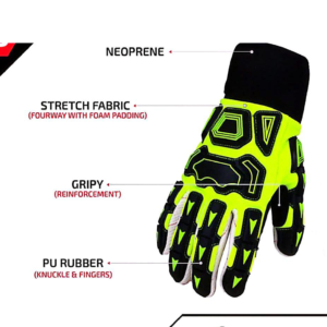 Oil & gas industral safety gloves
